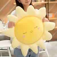 太陽花シート枕ぬいぐるみのぬいぐるみオフィスクッションかわいいプレゼント。 Amazon.co.jp: かわいい太陽ぬいぐるみ雲ぬいぐるみ枕ぬいぐるみ